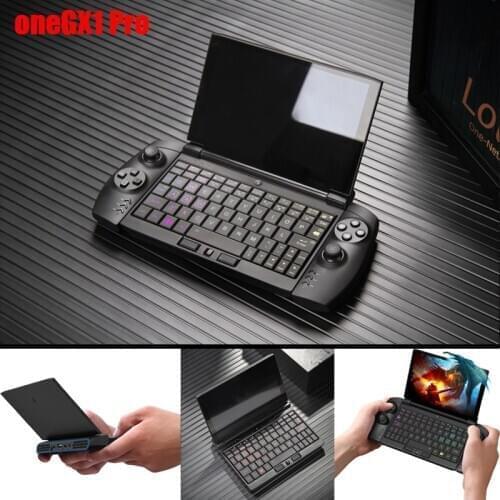 OneGX1 Pro Mini Laptop Gaming 7 inch Notebook Computer Intel I7-1160G7 16G RAM 512G PICe SSD IPS WiFi SIM 4G/5G Win10 Portable