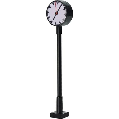 Model Railway Lights Lit Platform Clock Lamp Train Station Layout HO N Scale
