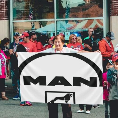 Man Truck Bus 5 Flag Banner Home Outdoor Gift Party Table Flag Pennants Congo