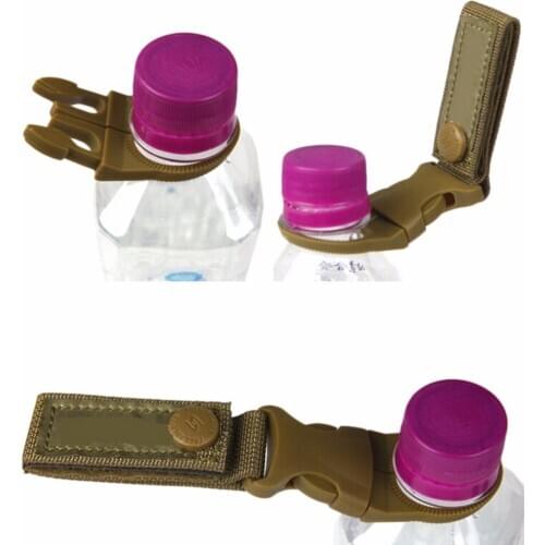 2017 New Multifunction Nylon Webbing Buckle Bottle Hanging Bottles EDC Outdoor Tactical Tools Wholesale 3Colors 1Pcs