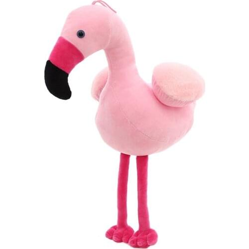 New Plush Toys For Girls Stuffed Animals Flamingo Pillow Cute Birthday Christmas Gifts Children Teddy Bear