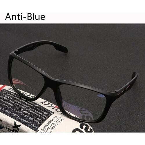 Anti-blue Protection Glasses Square Optical Prescription Myopia Computer Glasses Frame Women Men Anti Blue Sport Glasses Goggle