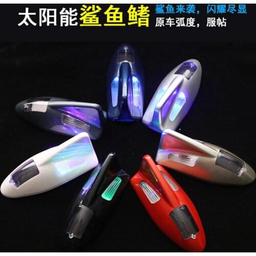 On-board double lights flashing lights triple waterproof solar collision warning light 7 color YT - D03 tail lights