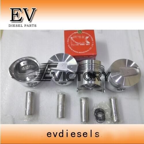 Piston assy 4DR5 piston and piston ring set for Mitsubishi forklift