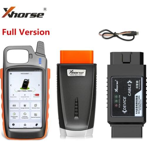 Xhorse VVDI Key Tool Max Remote Programmer + VVDI Mini OBD Tool +8A All Keys Lost Adapter for Toyota And Renew Cable