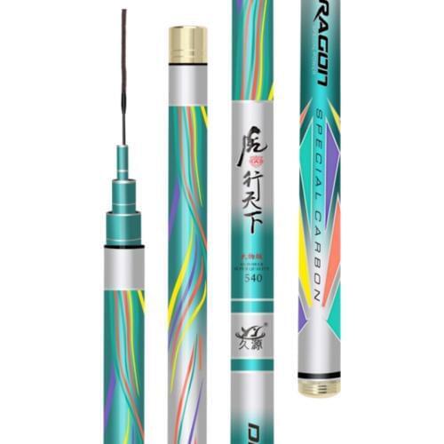 4.5m-10m Taiwan Fishing Rod Pole 12H Super-hard Ultra-light Hand Pole Olta 19 Tuning Sturgeon Fishing Canne Pesca Fishing Tackle