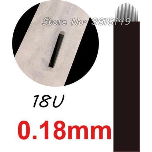 Thin 0.18mm Laminas Tebori Microblading Needles for Eyebrow Lip Permanent Makeup Tattoo Needle Blades Microblade 3d Emboriery