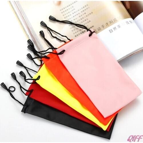 Waterproof Drawstring Pouch Bag Case For Sunglass Glasses Cellphone MP3 Camera