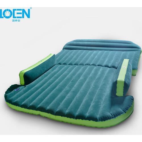 High Quality SUV Inflatable Mattress Travel Camping Car Back Seat Sleeping Rest Mattress Plush Warm Moisture-proof car sex bed