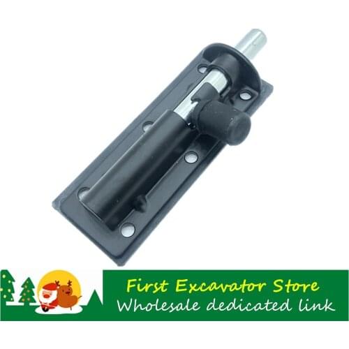 Excavator accessories For DOOSAN DAEWOO DH55/60/80 Cab glass front stop lock glass bolt left and right bolt iron block quality