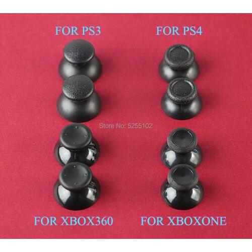 100pcs For Sony PS4 Playstation 4 PS3 Xbox one Xbox 360 Controller Thumbstick Cover 3D Analog Joystick Stick Module Mushroom Cap