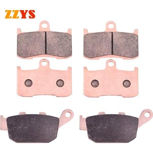 675cc Motorcycle Front and Rear Brake Pads and Discs Kit For TRIUMPH Daytona 675 2006 2007 2008