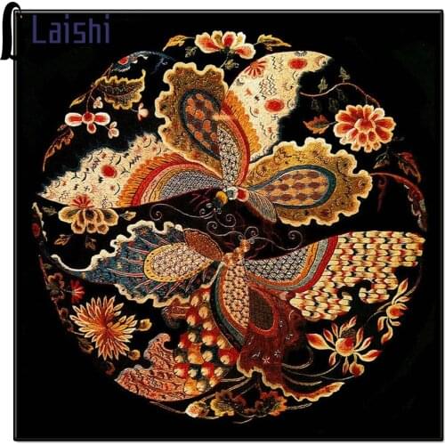 Full Square Round Drill classic beauty 5D DIY Diamond Painting Flower butterfly animal 3D Embroidery Cross Stitch 5D Home Decor