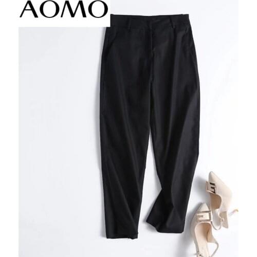 Женские укороченные брюки AOMO China At AliExpress