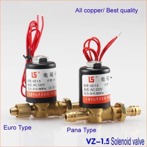 Argon arc welding machine air valve / Solenoid valve / VZ-1.5 VZ-2.2 AC DC 12V 24V 36V 110V 220V
