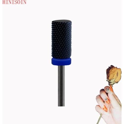 Black Ceramic Nail Drill Bit-10Pcs - Small Barrel Bit - (1092.060)