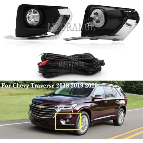 For Chevy Traverse 2018 2019 2020 Fog Light Driving Lamp wiring Kit for Chevrolet headlights foglights for car