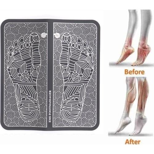 Electric EMS Foot Massager Pad Feet Muscle Stimulator Leg Reshaping Foot Massage Mat Relieve Ache Pain Health Care