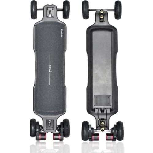 Carbon fiber 3600W 50.4V 14ah 12S4P battery Max 55km/h off-road wireless remote scooter electric skateboard