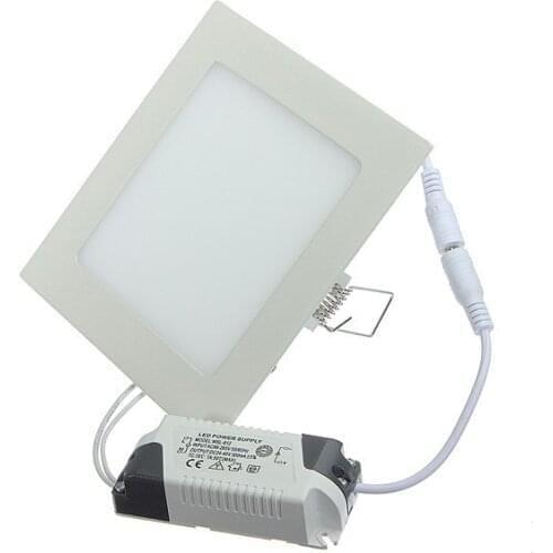 Square LED Panel Lamp 3W 6W 9W 12W 15W 25W Recessed Ceiling Panel Light Ultra Thin AC 110V -220V Indoor Lighting for Home Decor