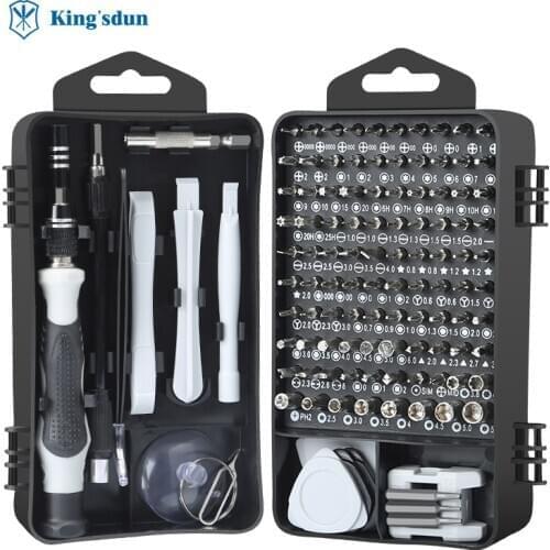 122 In 1 Mini Screwdriver Set of Screw Driver Bit Set Precision Set For Laptops Phone Watch Tablet Electronic Device Hand Tool