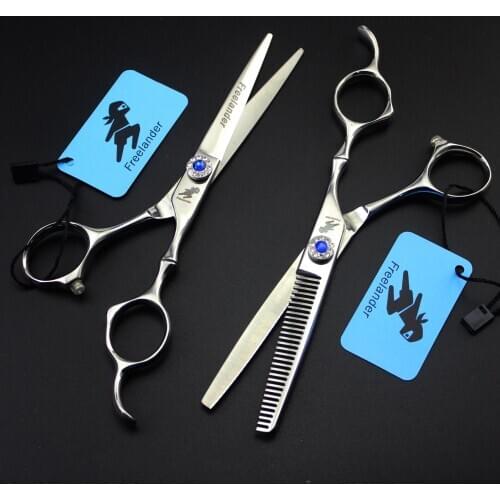 6 Professional Hair Salon Structure Scissors Set Cutting Barber Haircut Thinning Shear Scissors Hairdressing Hair Tools Scissors