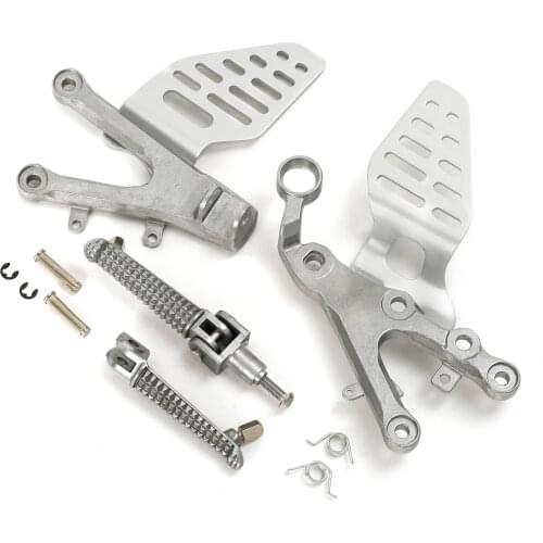 Motorcycle Front Foot Rest Pegs Bracket Set For Yamaha YZF R6 YZFR6 2006-2017 16 15 14