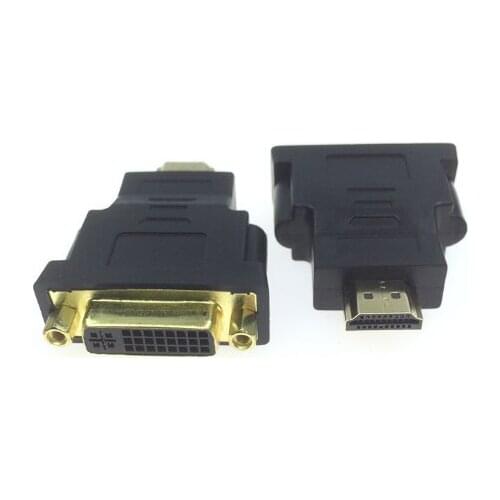 HDMI to Dvi24 +5 Adapter DVI Female to HDMI Male Display/Graphics Card Converter Two-Way Transmission