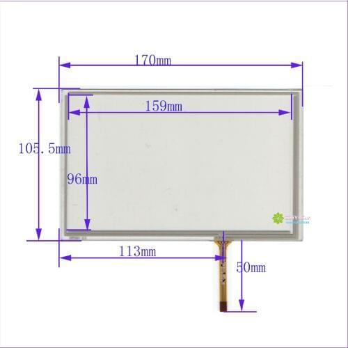ZhiYuSun XWT997 170mm*105mm 7.1Inch Touch Screen for 7.1 GPS GLASS 170*105 for tble compatible XWT997 for soling gps touch