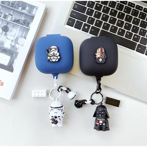 Cool Silicone Cover for Beats Powerbeats Pro Case Cartoon Wireless Bluetooth Earphone Accessories Finger Ring Keyring Decoration