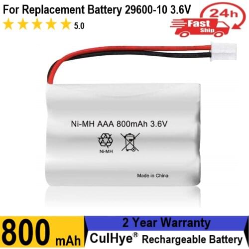Culhye Replacement Battery 29600-10 (Connector) Only fits Summer Infant Baby Monitor Wide View 28650 29000 29000A & Clear Sight