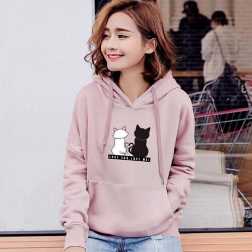 Lazy style womens hoodie plus velvet long-sleeved Korean student loose 2021 new ins shirt sweatshirt
