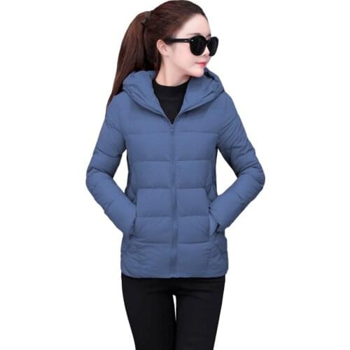 Winter Jacket Women Down Cotton Coats 2020 Womens Hooded Parkas Woman Jackets Warm Korean Style Clothes Chaqueta Mujer TN995