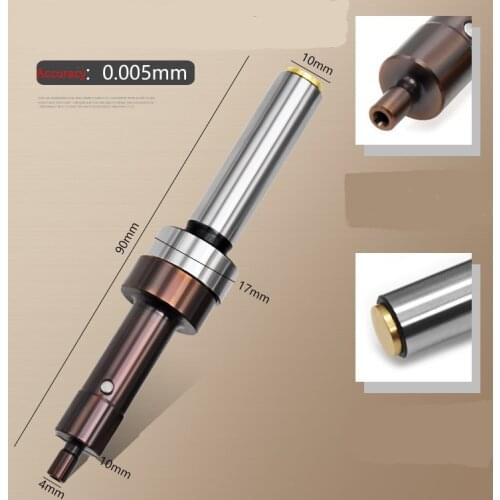 10mm shank tincoated Edge Finder, repeat accuracy: 0.005mm, non-magnetic type