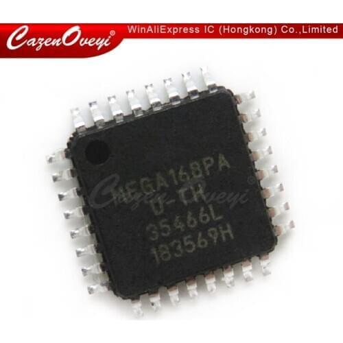 10pcs/lot ATMEGA168PA-AUR ATMEGA168PA-AU MEGA168PA-AU ATMEGA168PA ATMEGA168 MEGA168PA TQFP-32 In Stock