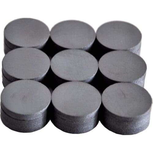 27Pack 18x4mm round ceramic industrial ferrite magnets for hobbies,crafts and science Black