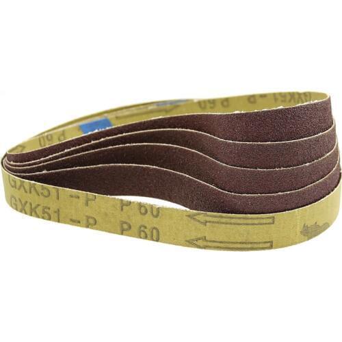 5 pcs 520*20mm Abrasive Sanding Belts P60 - P320 for Portable Belt Grinder