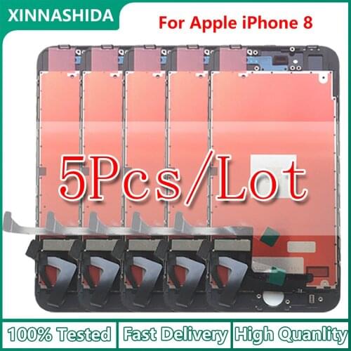 5Pcs/lot LCD Display For Apple iPhone 8 8G LCD Display Touch Screen Digitizer Assembly Replacement Parts