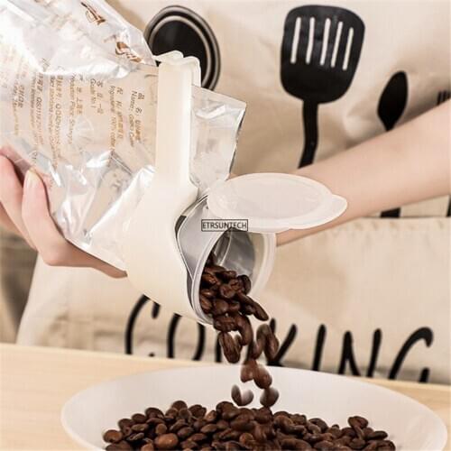 50pcs Creative Reuseable Plastic Sealing Clip Snack Fresh Food Storage Sealing Bag Cap Kitchen Storage Preserve Sealing Clip