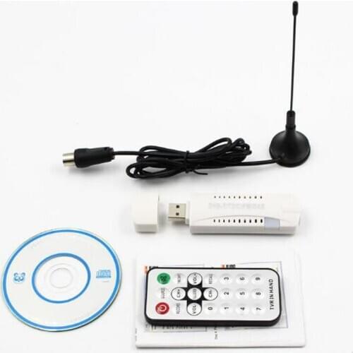 Digital Satellite HD USB 2.0 DVB T2 TV Stick Tuner with Antenna Remote Control DVB-C DVB-T FM DAB HD TV Receiver For PC Laptop