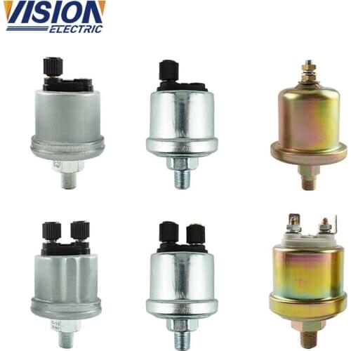 VDO Oil Pressure Sensor universal 1/8NPT 0-10 Bar for gennerator parts Single Double Head water temperature sensor