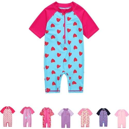 Wishere Baby Swimwear Infant Bathing Suit 1 Piece Sunsuit Girl