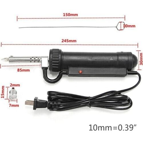 30W 220V Electric Vacuum Solder Sucker Iron Tool/Desoldering Pump /Repair Tool R9UF