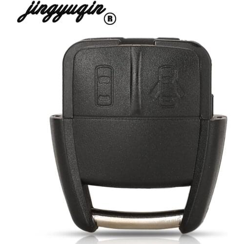 Jingyuqin 10pcs/lot For Chevrolet Aveo Spark Replacement Remote Case Fob Car-Styling Blank Key Shell 2 Button