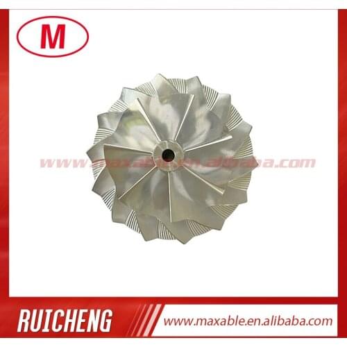 K04 47.70/68.00 mm 7+7 blades high performance turbocharger billet/milling/aluminum 2618 compressor wheel