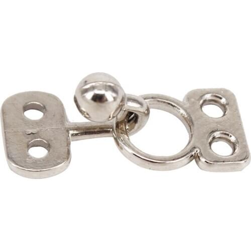 20set Silver Metal 19mm x 7.5mm Closure Waist Extender Hooks & Eyes Clasps Garment Clasps for Bra Swimsuit Accessorices NK289