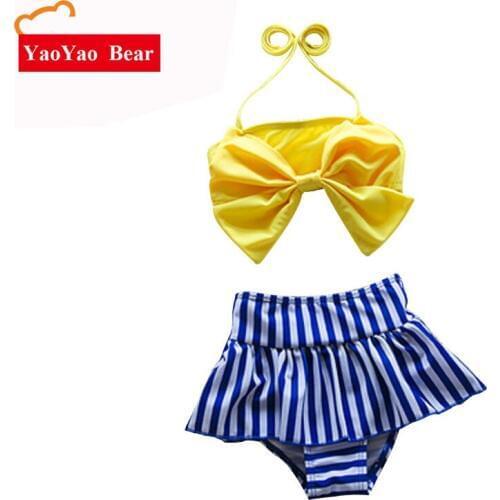 Bathing Trunksi Baby Swimsuits For Girls Two PieceKids Swimwear Suit Childrens Swimwear Infant Swimming Clothes