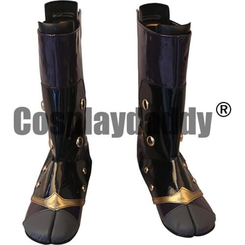LOL Kinkou Order Ionia Yordle Ninja Elementalist the Heart of the Tempest Original Kennen Ver. Game Cosplay Shoes Boots S008