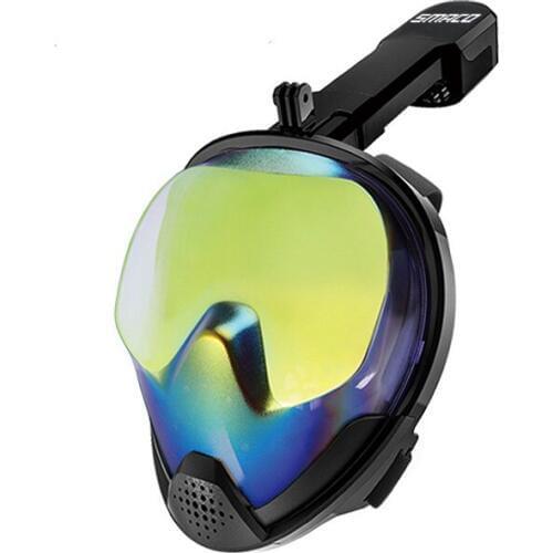 New Full Face Underwater Snorkeling Mask Panoramic View Anti-UV Anti-Fog Swimming Training Snorkel Scuba Underwater Diving Mask