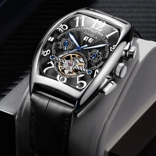 European and American fashion business watches multi-functional tourbillon automatic mechanical man watches men